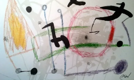 Litografía Miró - MARAVILLAS CON VARIACIONES ACROSTICAS