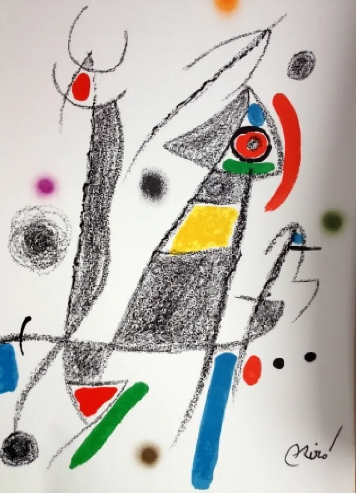 Litografía Miró - MARAVILLAS CON VARIACIONES ACROSTICAS