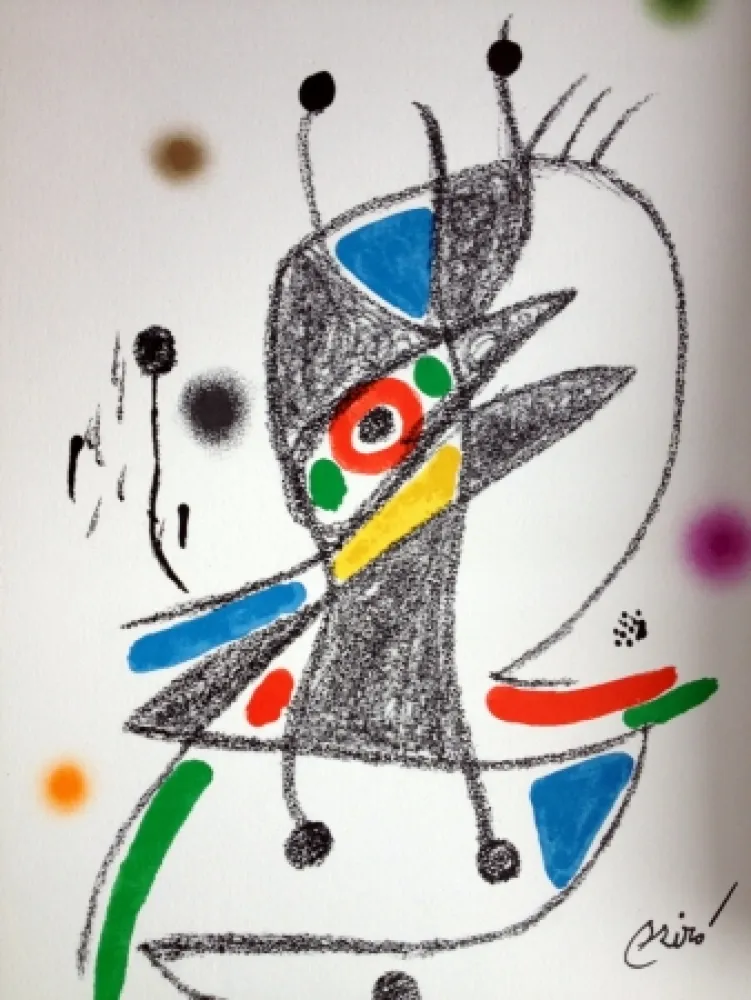 Litografía Miró - MARAVILLAS CON VARIACIONES ACROSTICAS