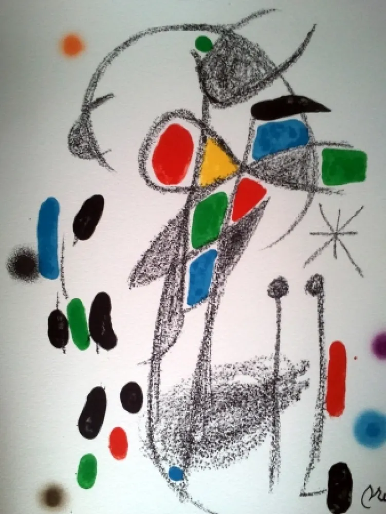 Litografía Miró - MARAVILLAS CON VARIACIONES ACROSTICAS