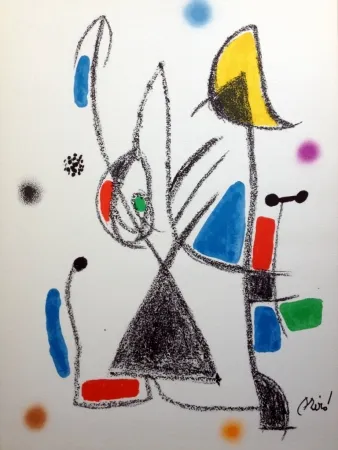 Litografía Miró - MARAVILLAS CON VARIACIONES ACROSTICAS