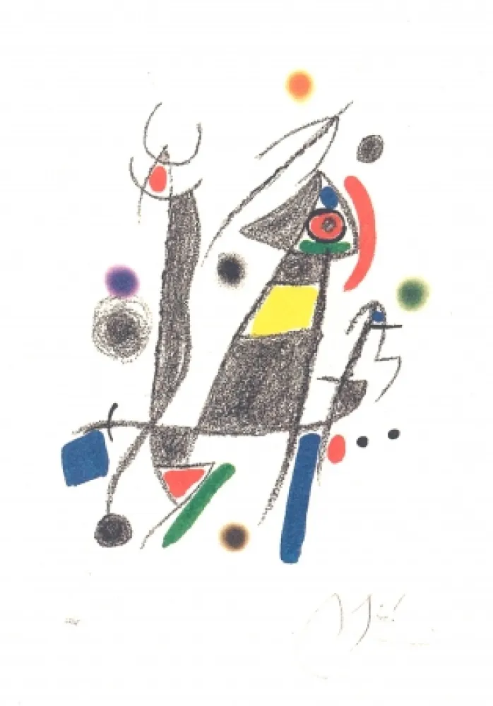Litografía Miró - Maravillas Con Variaciones Acrósticas En El Jardín De Miró