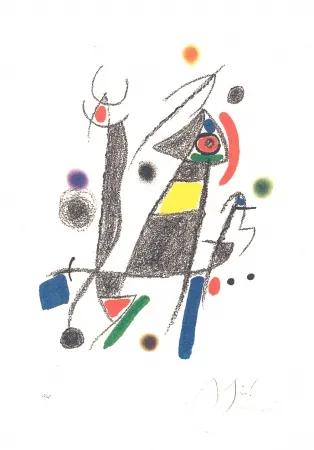 Litografía Miró - Maravillas Con Variaciones Acrósticas En El Jardín De Miró