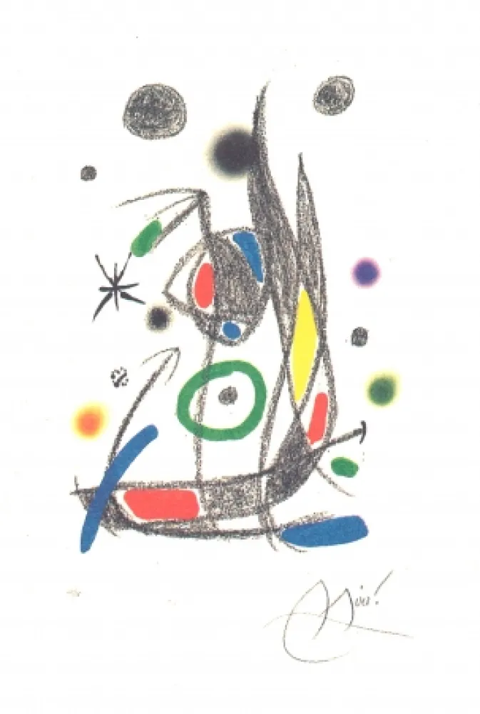 Litografía Miró - Maravillas Con Variaciones Acrósticas En El Jardín De Miró