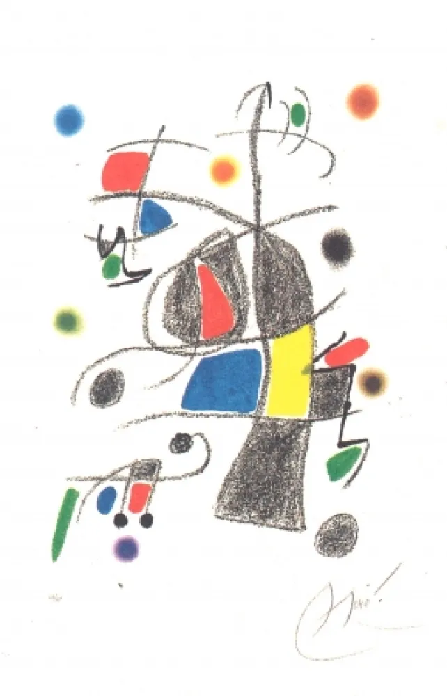 Litografía Miró - Maravillas Con Variaciones Acrósticas En El Jardín De Miró