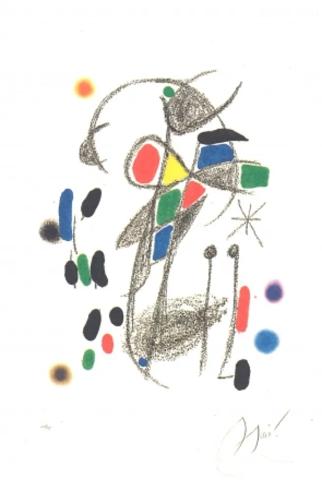 Litografía Miró - Maravillas Con Variaciones Acrósticas En El Jardín De Miró
