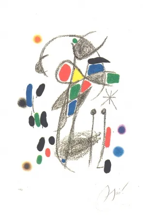 Litografía Miró - Maravillas Con Variaciones Acrósticas En El Jardín De Miró