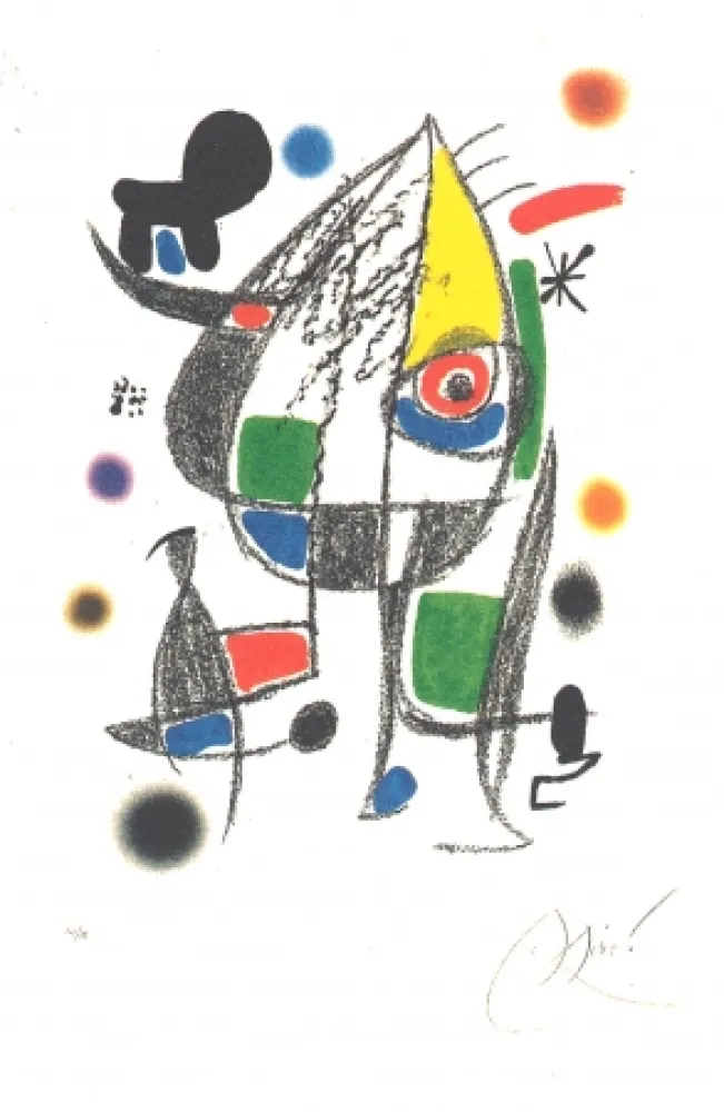 Litografía Miró - Maravillas Con Variaciones Acrósticas En El Jardín De Miró