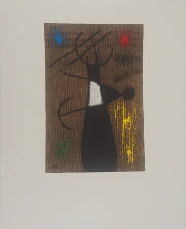 Litografía Miró - Maternité, Femme et enfant