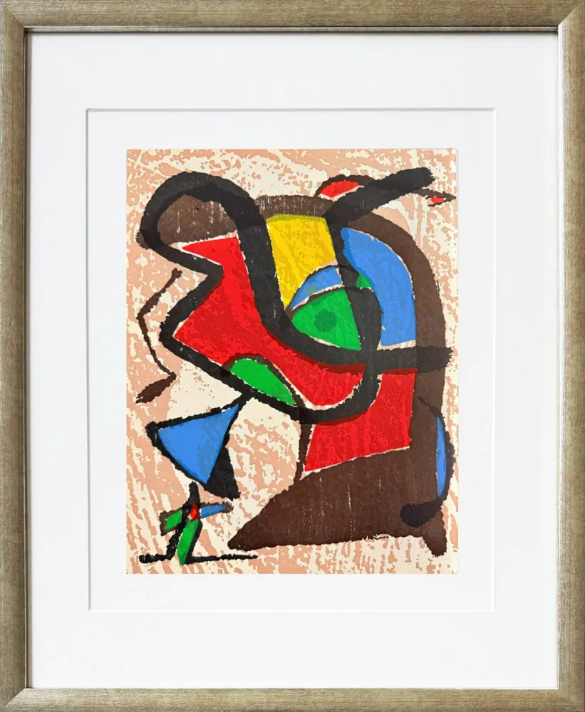Grabado En Madera Miró - Miro Engraver IV