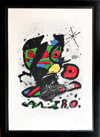 Litografía Miró - ‘Mirò’ exhibition at the Galeria Maeght, Barcelona
