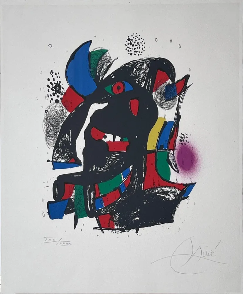 Litografía Miró - Miro Lithographe IV 