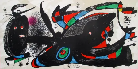 Litografía Miró - Miro Sculpteur Anglais