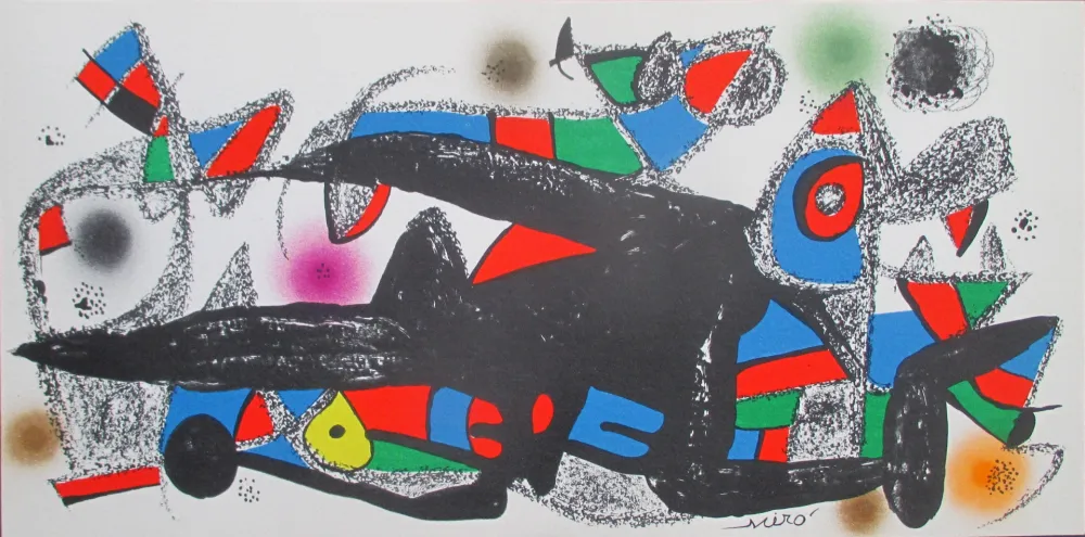 Litografía Miró - Miro Sculpteur Danois