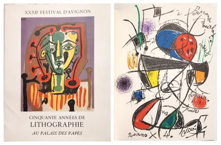 Libro Ilustrado Miró - Mourlot Cinquante années de lithographie Litho Joan MIRO  