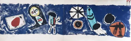 Litografía Miró - Nocturne 