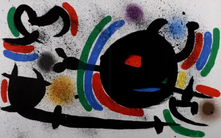 Litografía Miró - Original Lithographie X