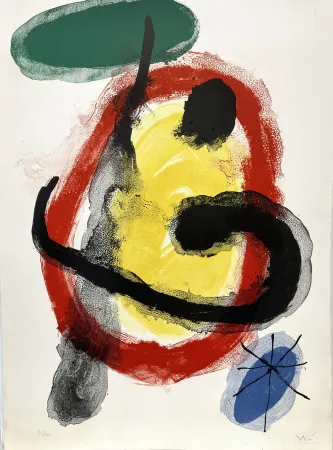 Litografía Miró - Peintures Murales, 1961
