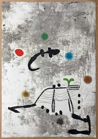 Grabado Miró - Pertsonage