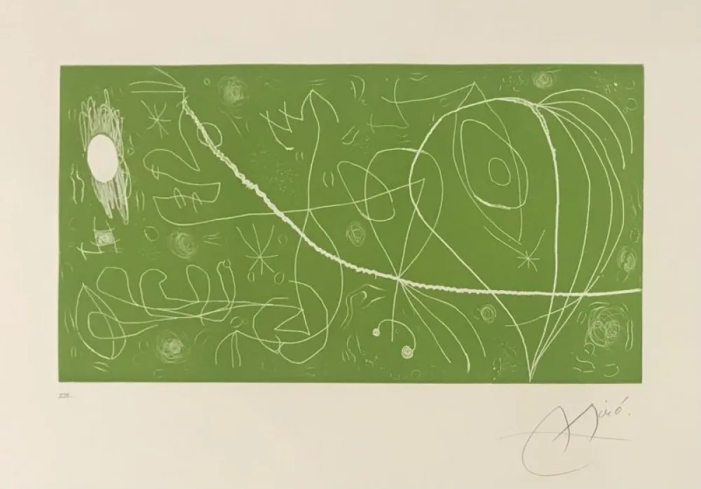 Aguafuerte Miró - Picasso I Els Reventos 