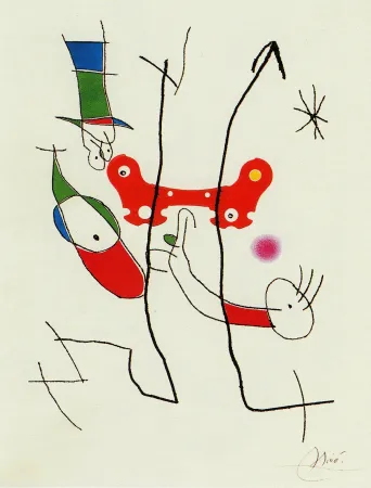 Grabado Miró - Plus beau cadeau 
