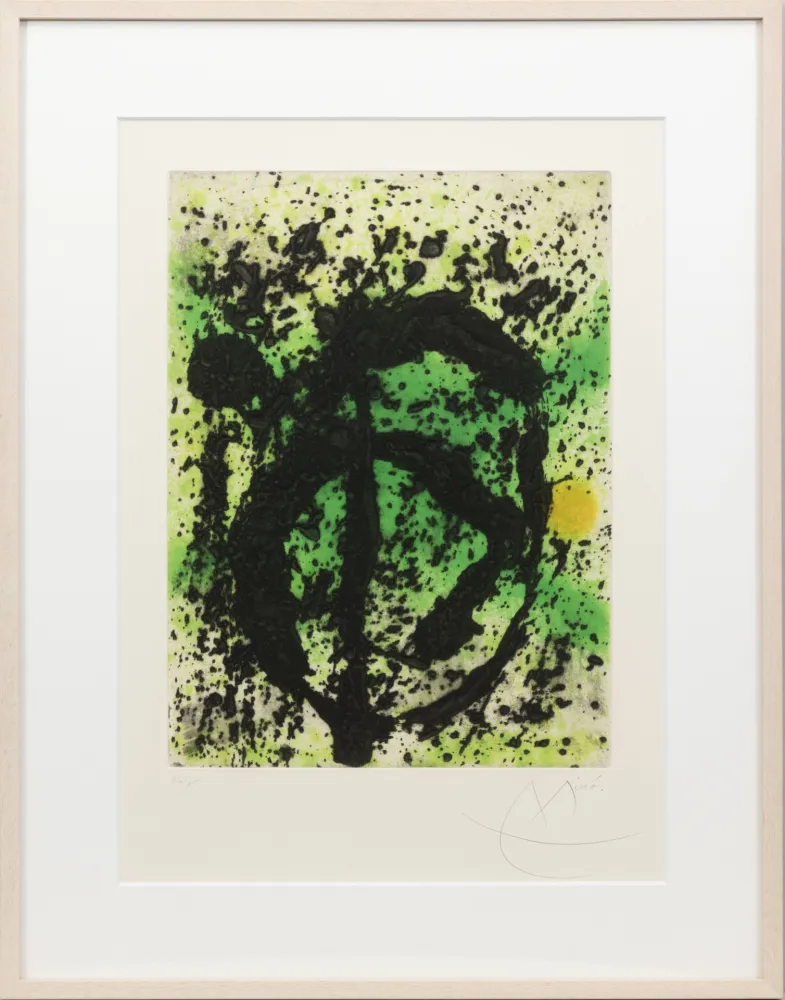 Aguatinta Miró - Règne végétal (Plant Kingdom)