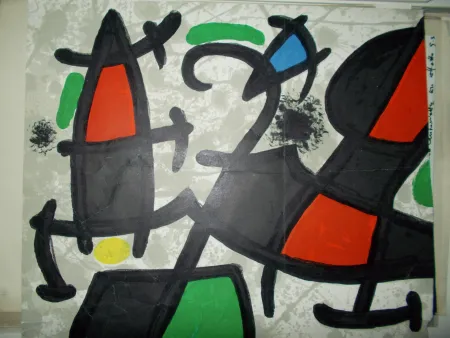 Litografía Miró - Sans