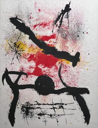 Litografía Miró - Sans titre