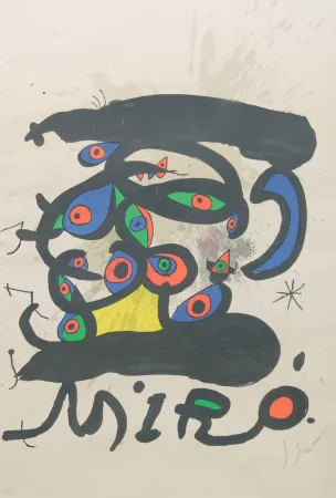 Litografía Miró - SENZA TITOLO
