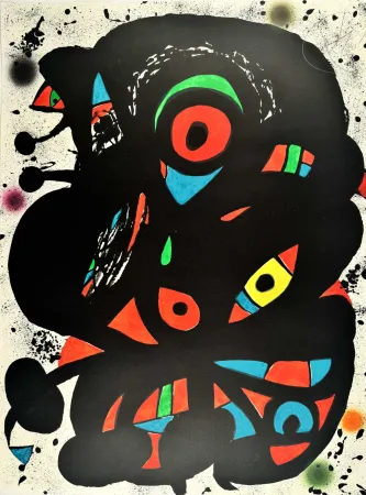 Litografía Miró - Strindberg Mappen 