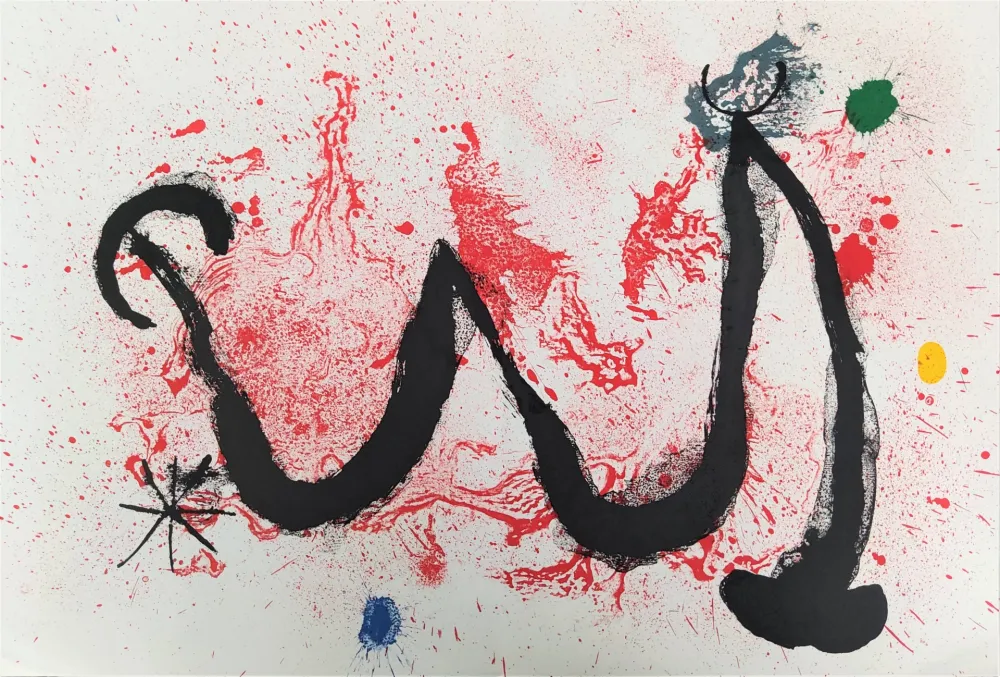 Litografía Miró - The Fire Dance