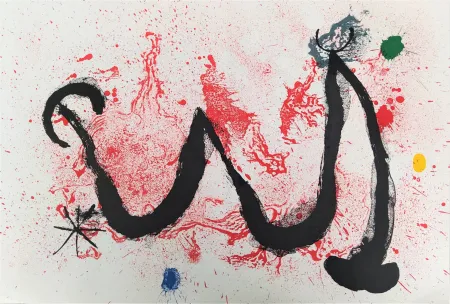 Litografía Miró - The Fire Dance