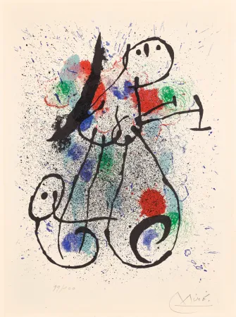 Litografía Miró - Toute nuit désormais (Every Night from Now On)