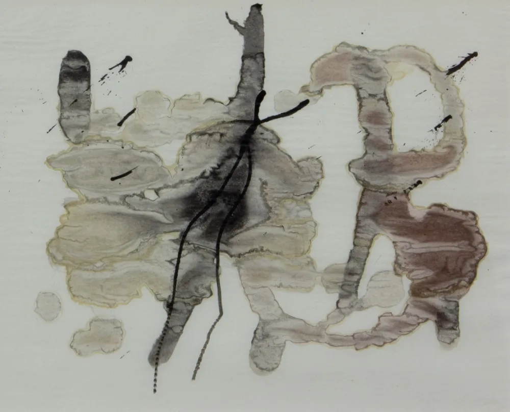 Litografía Miró - TRACE SUR L'EAU