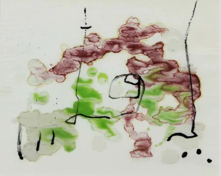 Litografía Miró - TRACE SUR L'EAU