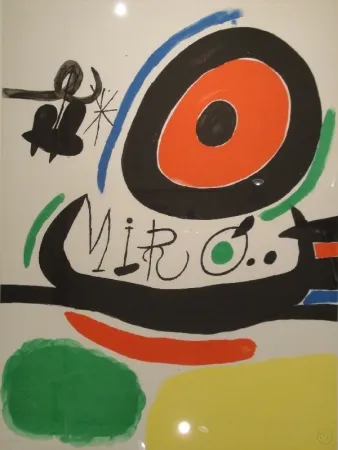 Litografía Miró - Tres libres
