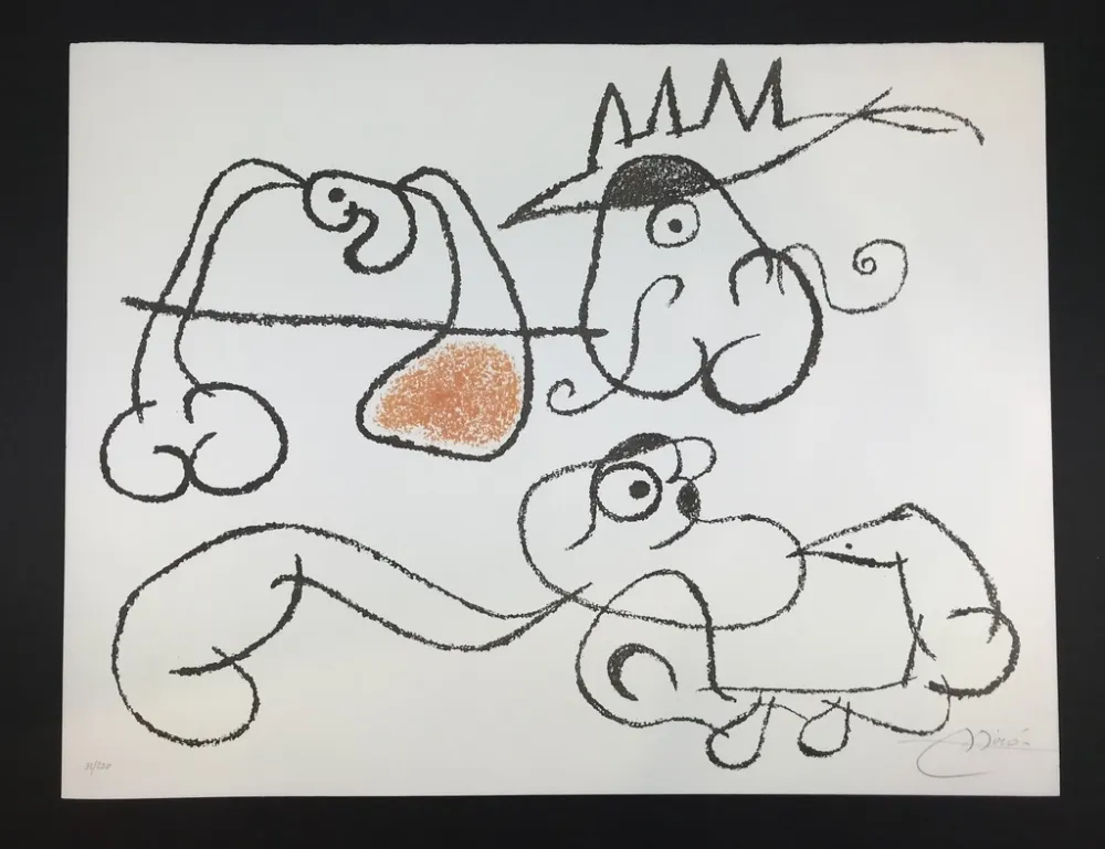 Litografía Miró - Ubu aux Balèares