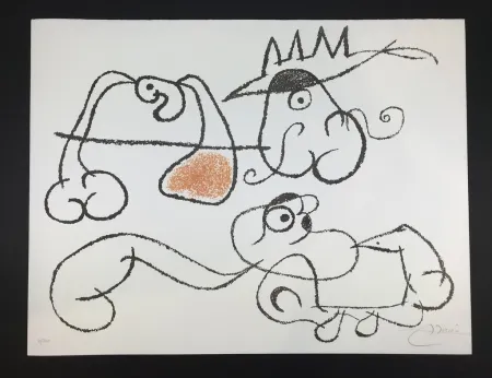 Litografía Miró - Ubu aux Balèares