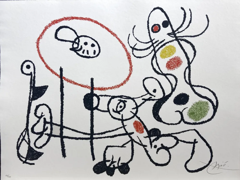 Litografía Miró - UBU ON THE BALEARIC ISLANDS