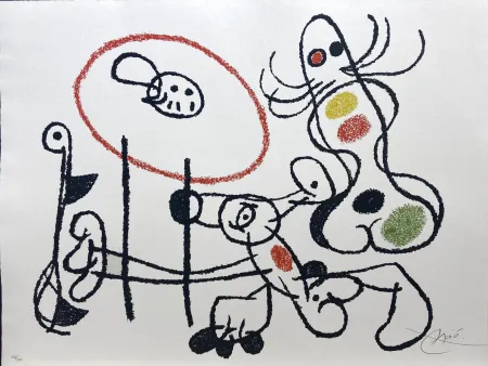 Litografía Miró - UBU ON THE BALEARIC ISLANDS