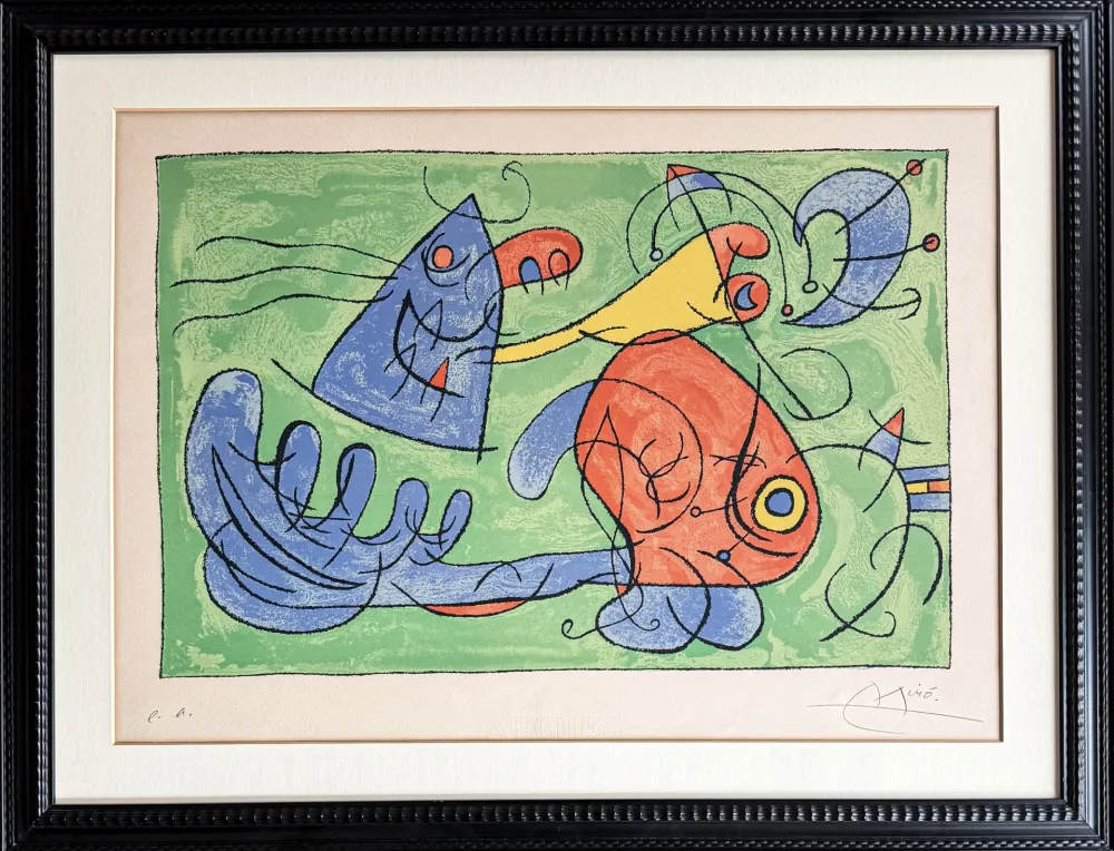 Litografía Miró - UBU ROI