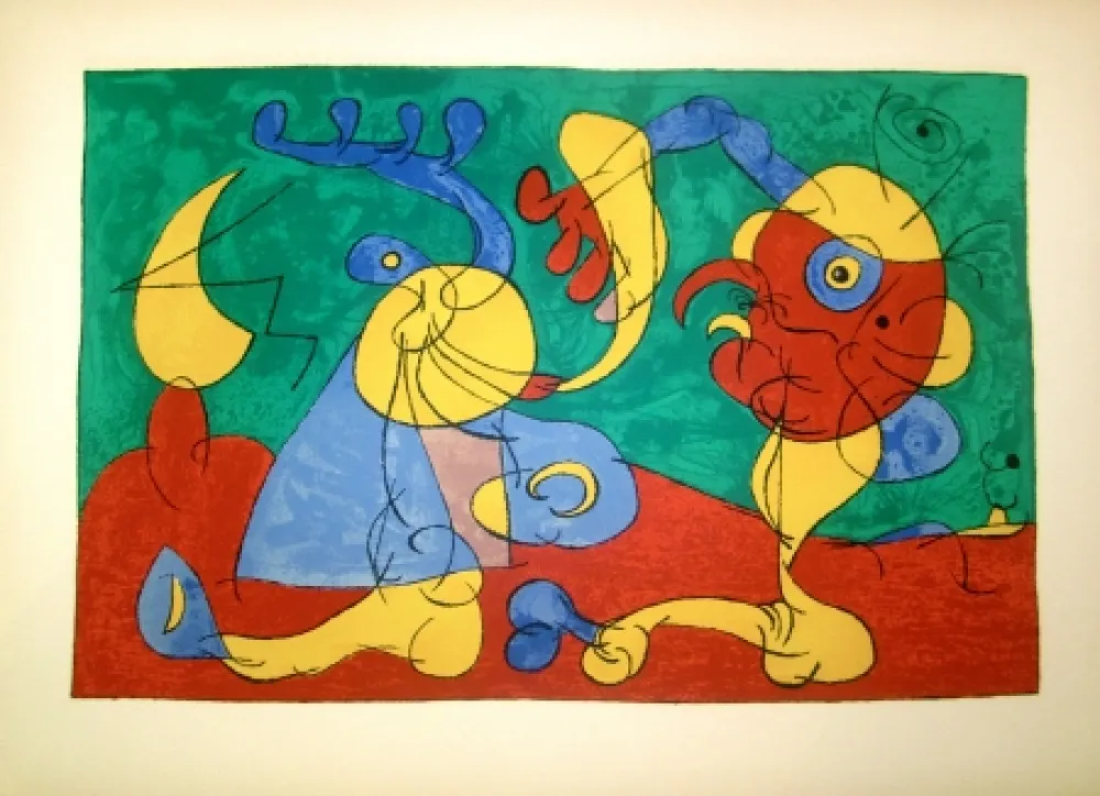 Litografía Miró - Ubu Roi