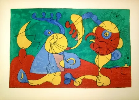 Litografía Miró - Ubu Roi