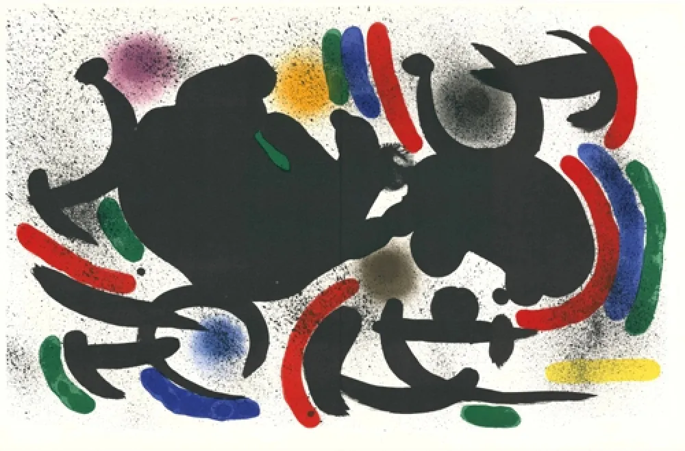 Litografía Miró - Untitled