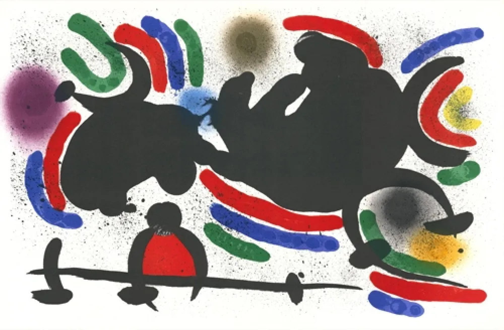 Litografía Miró - Untitled