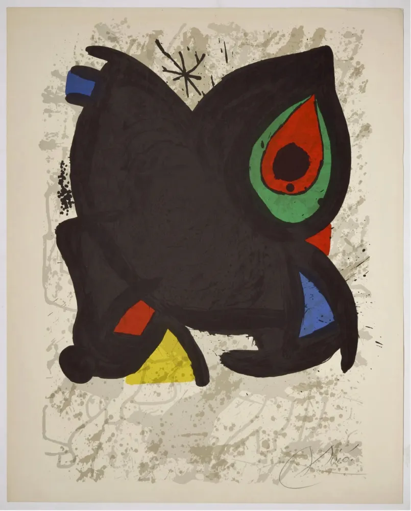 Litografía Miró - Untitled