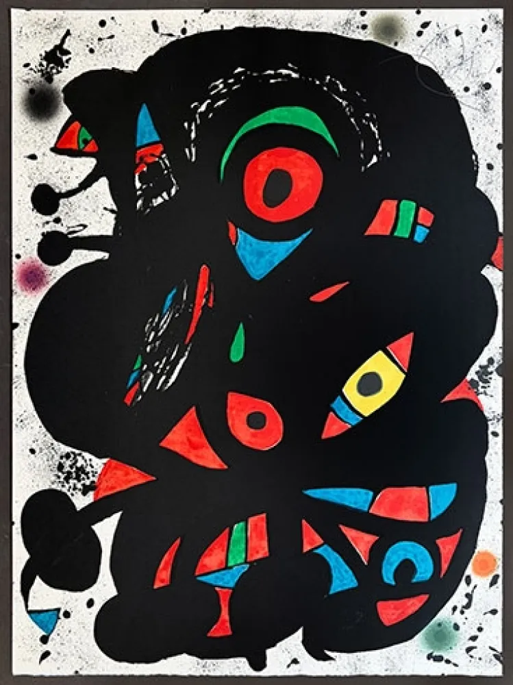 Litografía Miró - Untitled