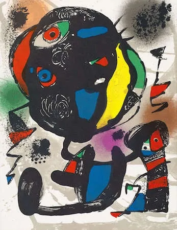 Litografía Miró - Untitled