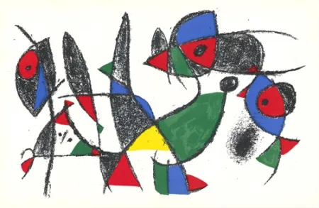 Litografía Miró - Untitled
