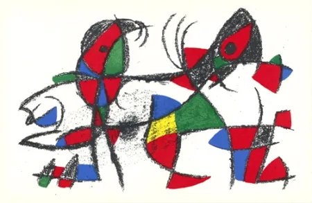 Litografía Miró - Untitled